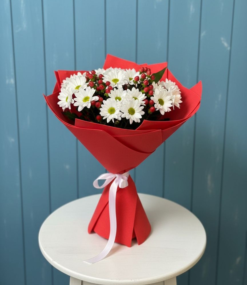 Букет цветов из: Хризантемы в Ишеевке