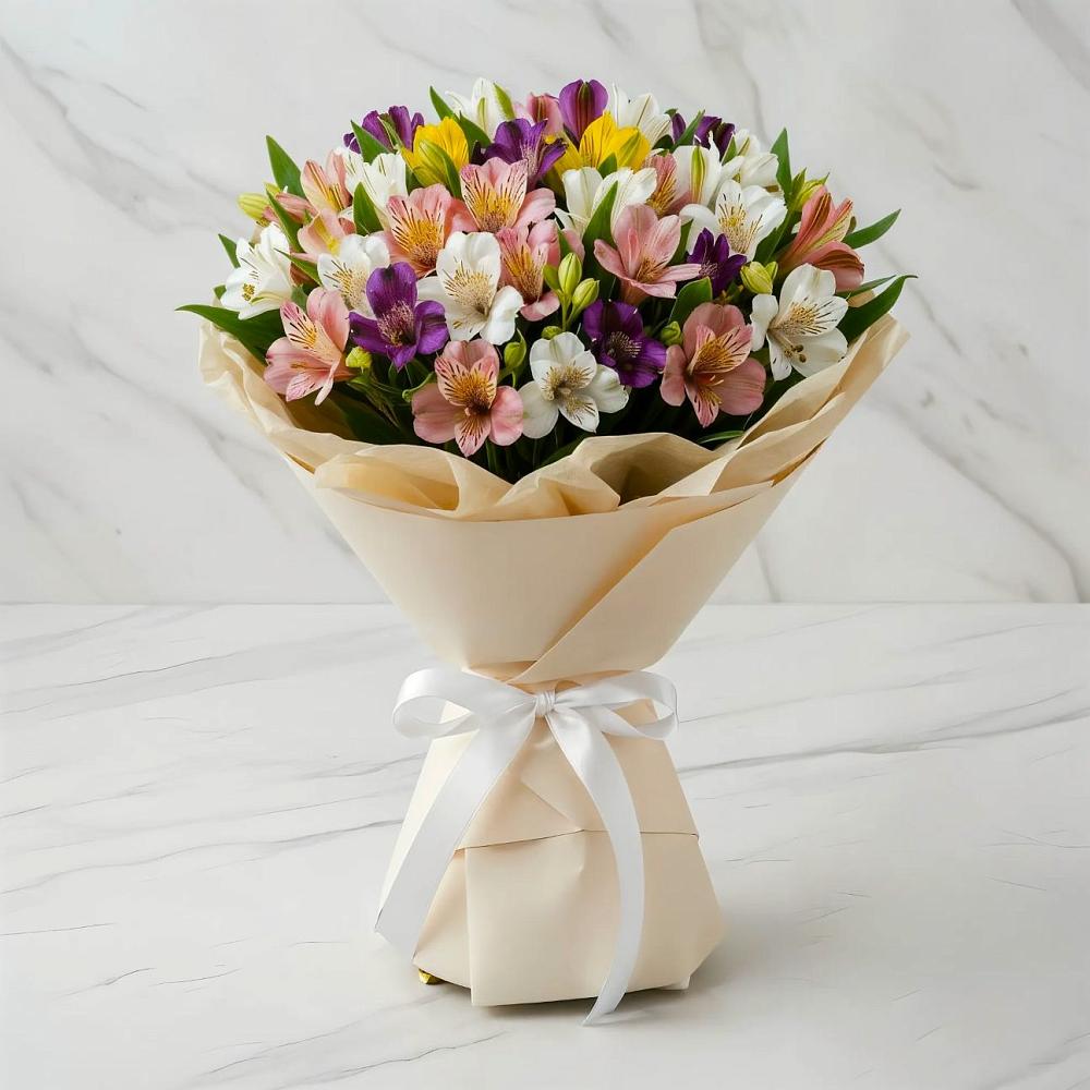 Букет цветов из: Альстромерии в Ишеевке