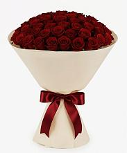 Букет 101 Бордовая роза Блэк Бакарра в Ишеевке