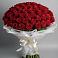 Букет 101 Красная роза Блэк Мэджик в Ишеевке