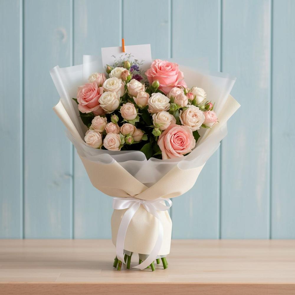 Букет цветов из: Розы в Ишеевке