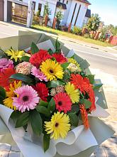 Букет цветов из:  Герберы #REPLACE_PRED# Ишеевке
