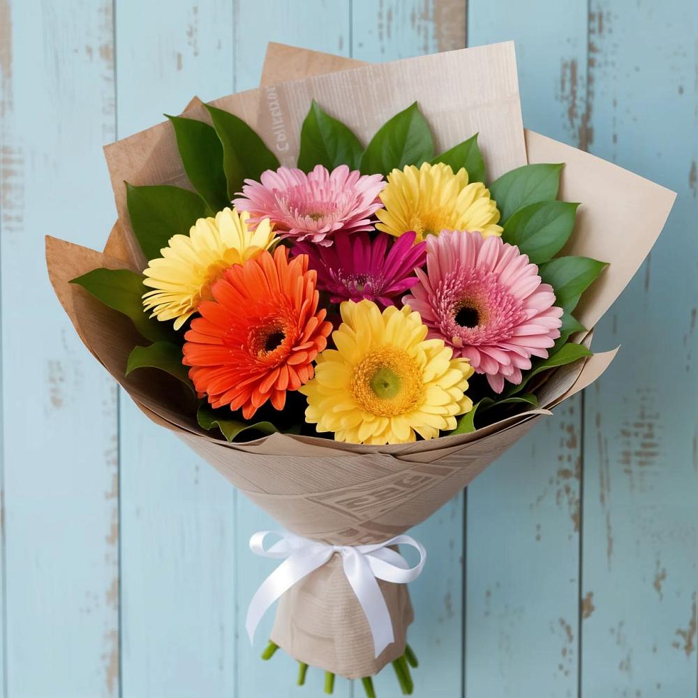 Букет цветов из: Герберы в Ишеевке