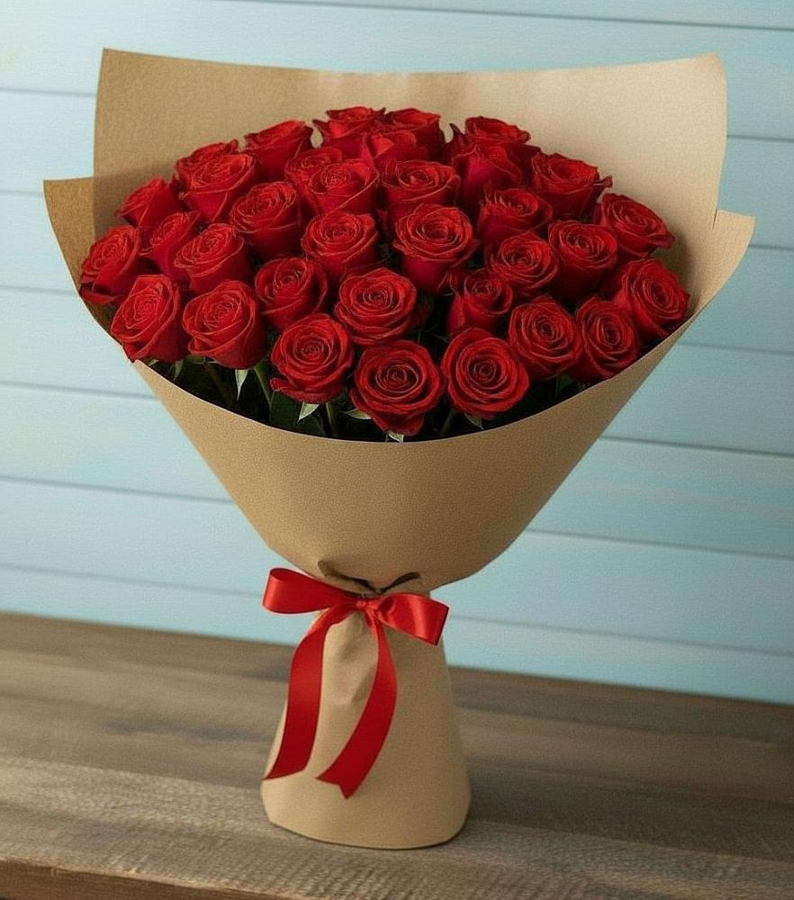 Букет Красные розы Милано в Ишеевке