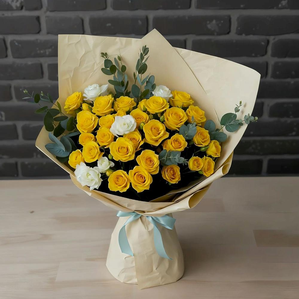 Букет цветов из: Розы в Ишеевке