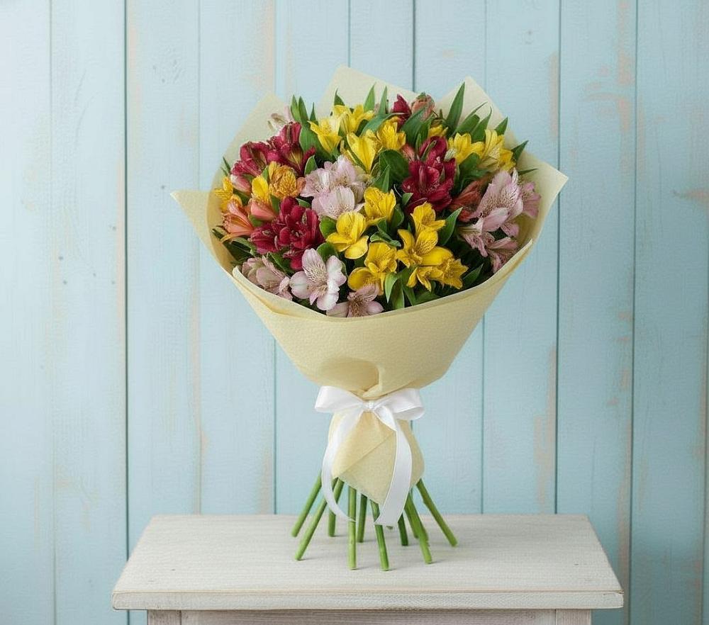 Букет цветов из: Альстромерии в Ишеевке