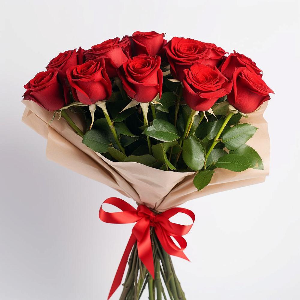 Букет 11 Красных роз Эдлесс Лав в Ишеевке