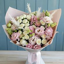 Букет цветов из:  Альстромерии и Розы #REPLACE_PRED# Ишеевке